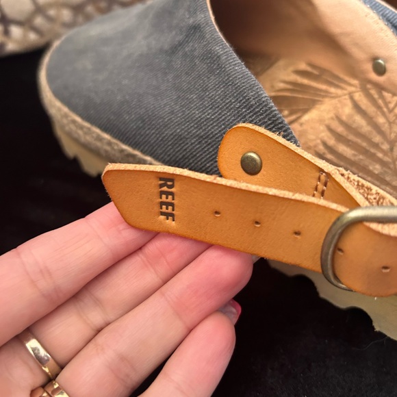 Reef sage high denim clog in dusty - Picture 6 of 6